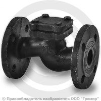 Клапан обратный подъемный чугунный фланцевый Ду-32 Ру-25 (Т<200°С) 16кч9нж Клапан обратный подъемный чугунный фланцевый Ду-32 Ру-25 (Т<200°С) 16кч9нж