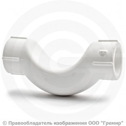 Обвод PP-R короткий белый Дн 20 с муфтами Pro Aqua