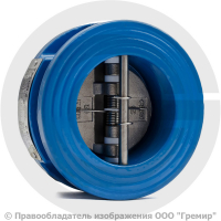 Клапан обратный двухстворчатый чугунный межфланцевый Ду-65 Ру-16 (Т<110°С) ств нерж CB3449 Tecofi Клапан обратный двухстворчатый чугунный межфланцевый Ду-65 Ру-16 (Т<110°С) ств нерж CB3449 Tecofi