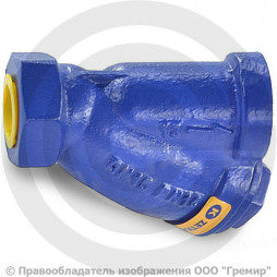 Фильтр сетчатый Y-образный чугунный Ду-32 (1 1/4") Ру-16 ВР (ВН) (Т<200°С) Zetkama 823A