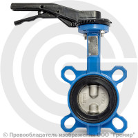 Затвор дисковый поворотный межфланцевый Ду-40 Ру-16 EPDM с нержавеющим диском Tecofi VPI4449-02EP Затвор дисковый поворотный межфланцевый Ду-40 Ру-16 EPDM с нержавеющим диском Tecofi VPI4449-02EP