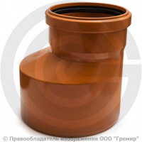Переход НПВХ (ПВХ) коричневый Дн 500-400 б/нап в/к Ostendorf KGR Переход НПВХ (ПВХ) коричневый Дн 500-400 б/нап в/к Ostendorf KGR