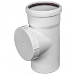 Ревизия PP-M с крышкой бесшумная белая Дн 160 б/нап в/к RTP (РосТурПласт)