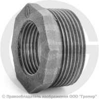 Футорка чугунная НР-ВР (НАР-ВН) Ду 40-25 (1 1/2"-1") Fittex PLUS Футорка чугунная НР-ВР (НАР-ВН) Ду 40-25 (1 1/2"-1") Fittex PLUS