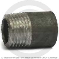 Резьба стальная L=28мм Ду-15 (1/2") КАЗ