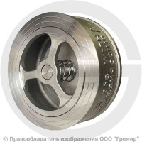 Клапан обратный осевой нержавеющий межфланцевый Ду-65 Ру-25 (Т<200°С) D71-H71W-16/25 ABRA Клапан обратный осевой нержавеющий межфланцевый Ду-65 Ру-25 (Т<200°С) D71-H71W-16/25 ABRA