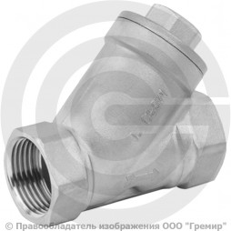 Фильтр сетчатый Y-образный нержавеющий Ду-8 (1/4") Ру-40 ВР (ВН) (Т<180°С) Benarmo