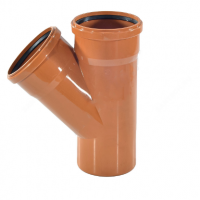 Тройник PP-B коричневый Дн 160-110 45гр б/нап в/к VALFEX Тройник PP-B коричневый Дн 160-110 45гр б/нап в/к VALFEX