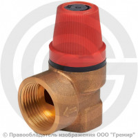 Клапан предохранительный пружинный угловой латунный Ду 15-15 (G1/2"-G1/2") Ру-10 ВР (ВН) Рн=3бар 3008 Aquasfera Клапан предохранительный пружинный угловой латунный Ду 15-15 (G1/2"-G1/2") Ру-10 ВР (ВН) Рн=3бар 3008 Aquasfera