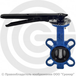 Затвор дисковый поворотный межфланцевый Ду-150 Ру-16 EPDM с нержавеющим диском Benarmo EURO