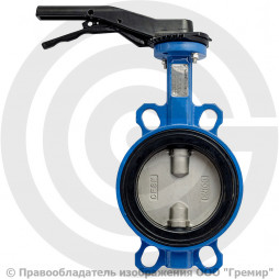 Затвор дисковый поворотный межфланцевый Ду-150 Ру-16 EPDM с нержавеющим диском Tecofi VPI4449-02EP