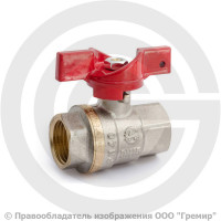 Кран латунный Ду-15 (1/2") Ру-40 ВР (ВН) муфтовый никель полнопроходной бабочка Aquasfera Euro 1002 Кран латунный Ду-15 (1/2") Ру-40 ВР (ВН) муфтовый никель полнопроходной бабочка Aquasfera Euro 1002