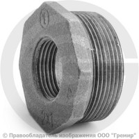 Футорка чугунная НР-ВР (НАР-ВН) Ду 50-25 (2"-1") Fittex PLUS Футорка чугунная НР-ВР (НАР-ВН) Ду 50-25 (2"-1") Fittex PLUS