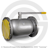 Кран стальной фланцевый Ду-200 Ру-16 L=530мм полнопроходной LD КШ.Ц.Ф. 200.016.П/П