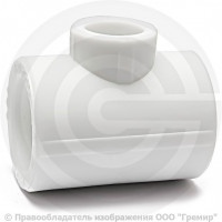Тройник PP-R переходной белый Дн 40-25-40 PRO VALFEX Тройник PP-R переходной белый Дн 40-25-40 PRO VALFEX