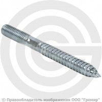 Шпилька-шуруп стальная М8х160 сантехническая Шпилька-шуруп стальная М8х160 сантехническая