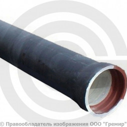 Труба Ду-300 чугун ВЧШГ Тайтон L=6м раструбная с ЦПП с наружным цинково-алюминиевым и лаковым покрытием Свободный Сокол