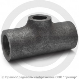 Тройник П 48,3х5-33,7х4,5 (Ду 40-25) стальной (Ст.20) переходной исп.1 ГОСТ 17376