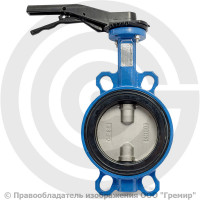 Затвор дисковый поворотный межфланцевый Ду-300 Ру-16 EPDM с нержавеющим диском Tecofi VPI4449-02EP Затвор дисковый поворотный межфланцевый Ду-300 Ру-16 EPDM с нержавеющим диском Tecofi VPI4449-02EP