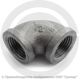 Угольник чугунный ВР (ВН) Ду 15 (1/2")