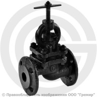 Клапан запорный чугунный фланцевый Ду-32 Ру-25 (Т<225°С) 15кч16п1 Луидор Клапан запорный чугунный фланцевый Ду-32 Ру-25 (Т<225°С) 15кч16п1 Луидор