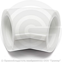 Угольник PP-R белый Дн 20 45гр Pro Aqua