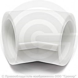 Угольник PP-R белый Дн 20 45гр Pro Aqua