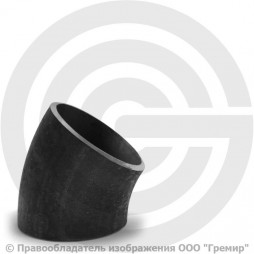 Отвод П30 720х10 (Ду-700) стальной (Ст.20) 30 градусов ГОСТ 17375