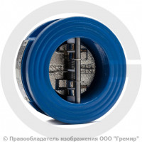 Клапан обратный двухстворчатый чугунный межфланцевый Ду-400 Ру-16 (Т<110°С) ств чугун CB3448N Tecofi Клапан обратный двухстворчатый чугунный межфланцевый Ду-400 Ру-16 (Т<110°С) ств чугун CB3448N Tecofi