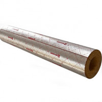 Цилиндр навивной минеральная вата 80/76 L=1м кашированный фольгой ROCKWOOL 100 Цилиндр навивной минеральная вата 80/76 L=1м кашированный фольгой ROCKWOOL 100