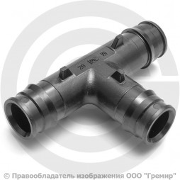 Тройник PPSU для PE-X труб Дн 20 РОС