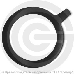 Прокладка фланцевая резиновая ТМКЩ Ду-200 Ру 10-16 (271х216х4) 4 мм с ушком исп.А ГОСТ 15180-86