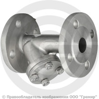 Фильтр сетчатый Y-образный нержавеющий фланцевый Ду-15 Ру-16 (Т<180°С) Benarmo Фильтр сетчатый Y-образный нержавеющий фланцевый Ду-15 Ру-16 (Т<180°С) Benarmo