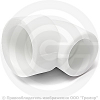 Угольник PP-R переходной белый внутренняя пайка Дн 25-20 90гр RTP (РосТурПласт)